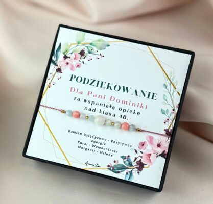 Bransoletka Podziękowanie dla Nauczyciela