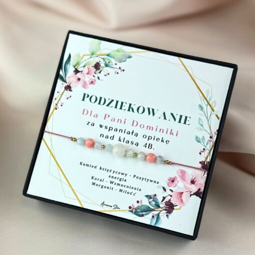 Bransoletka Podziękowanie dla Nauczyciela