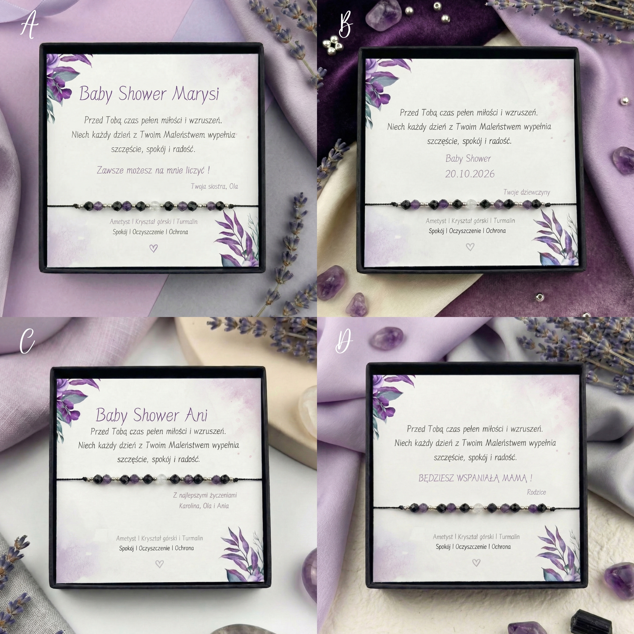 Bransoletka z dedykacją