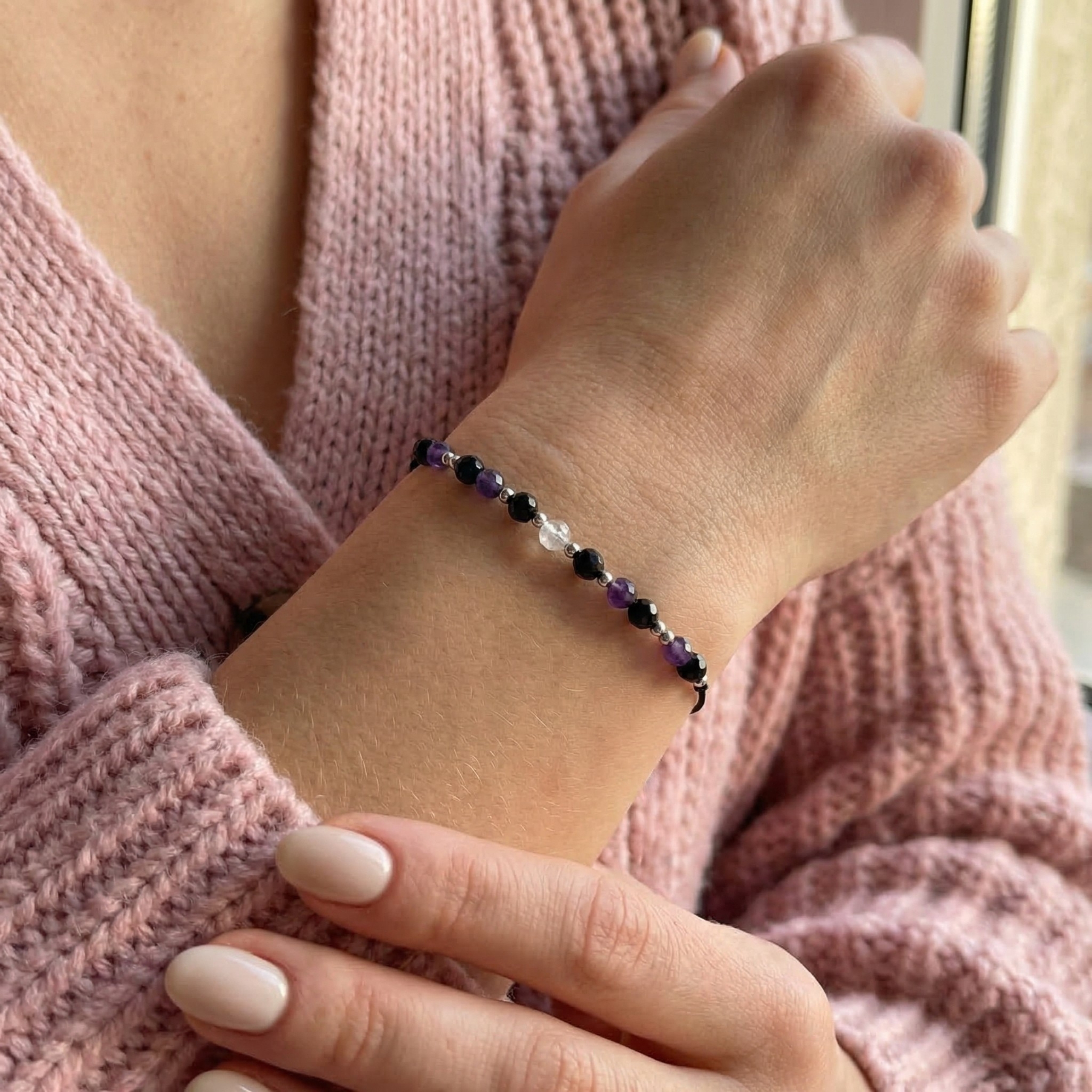 Bransoletka z kamieni naturalnych