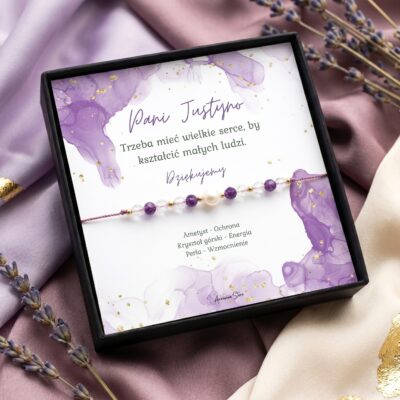 Bransoletka dla nauczyciela podziękowanie