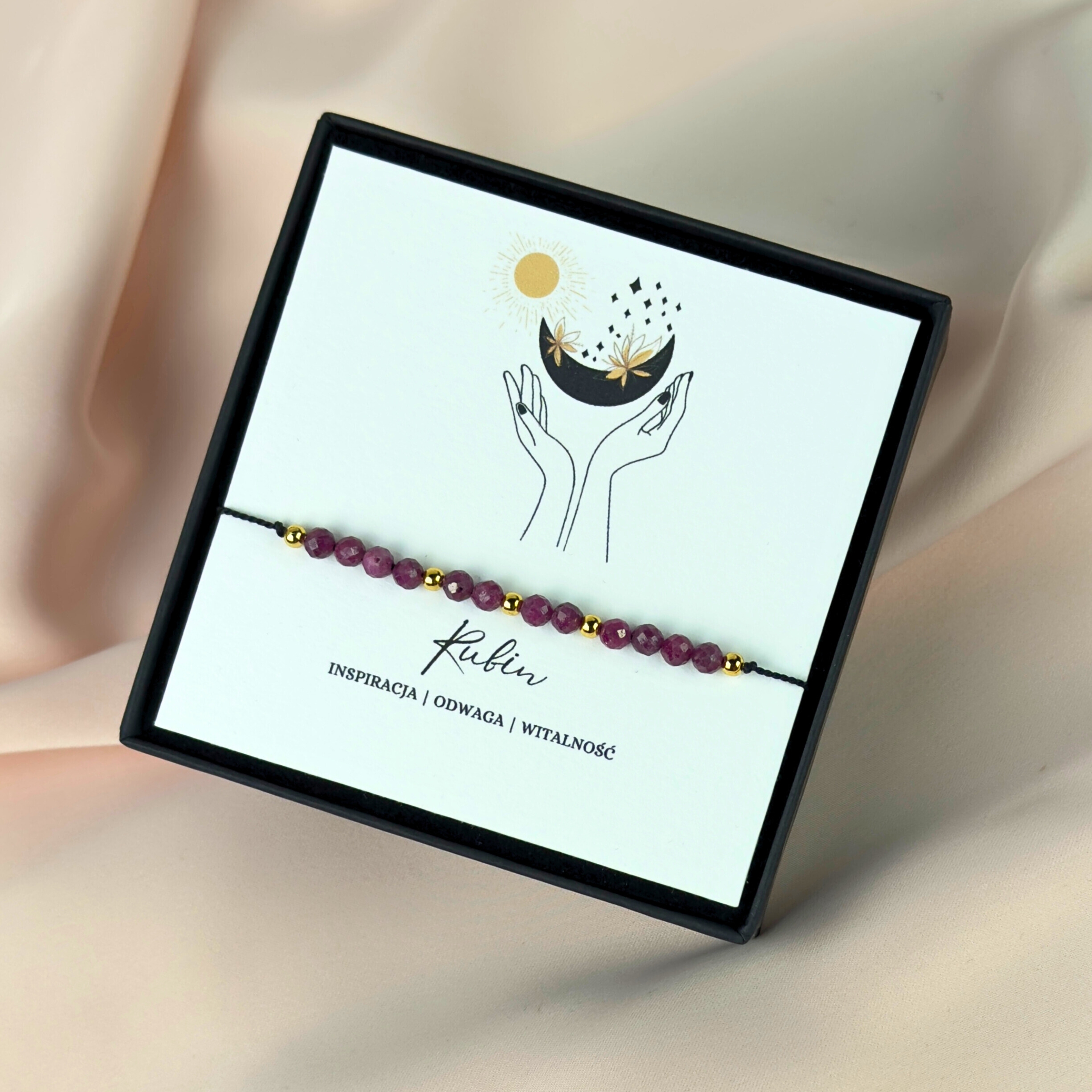 Bransoletka z Rubinem