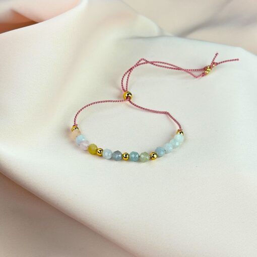 Alternative view of Bransoletka z Morganitem