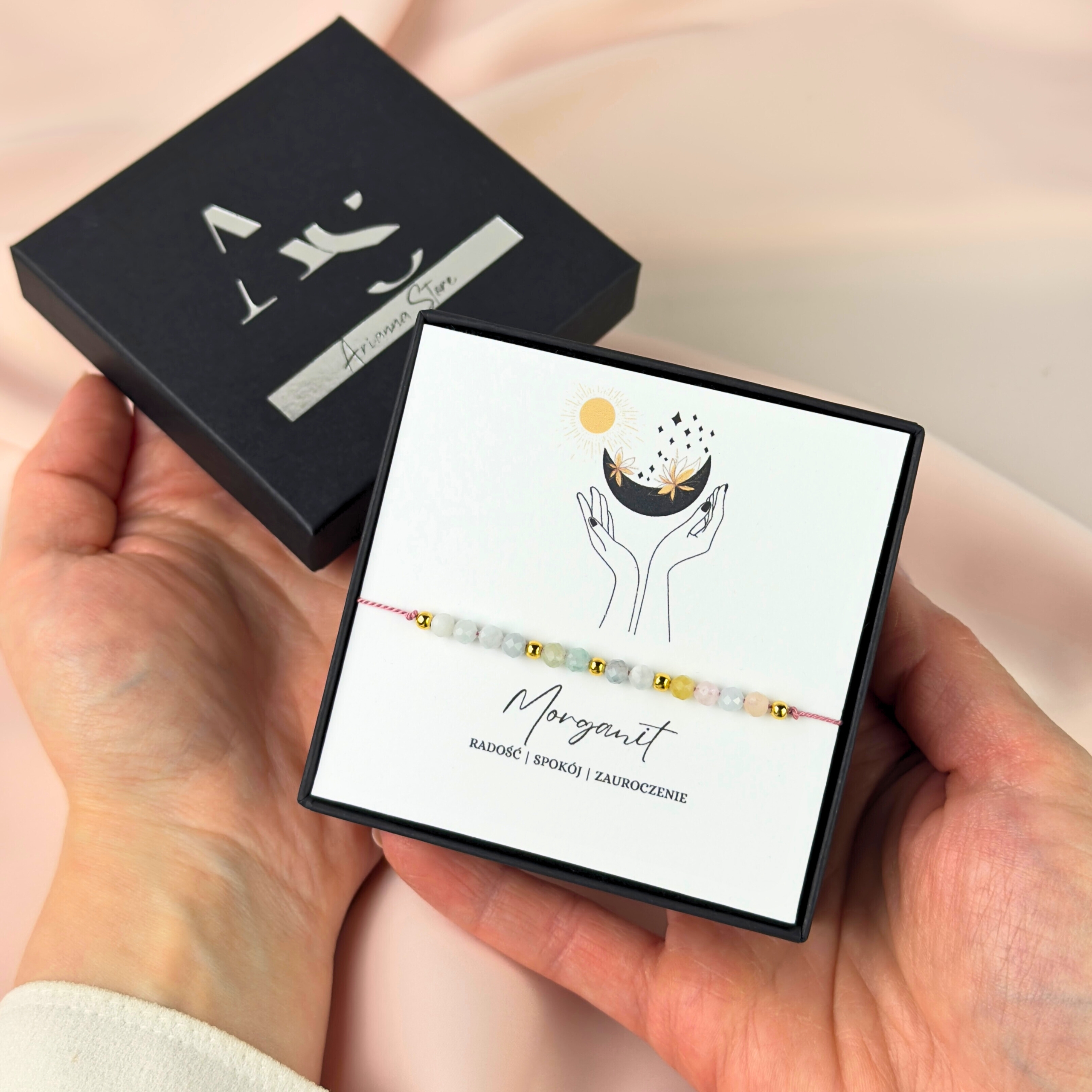 Bransoletka z Morganitem - obrazek 3