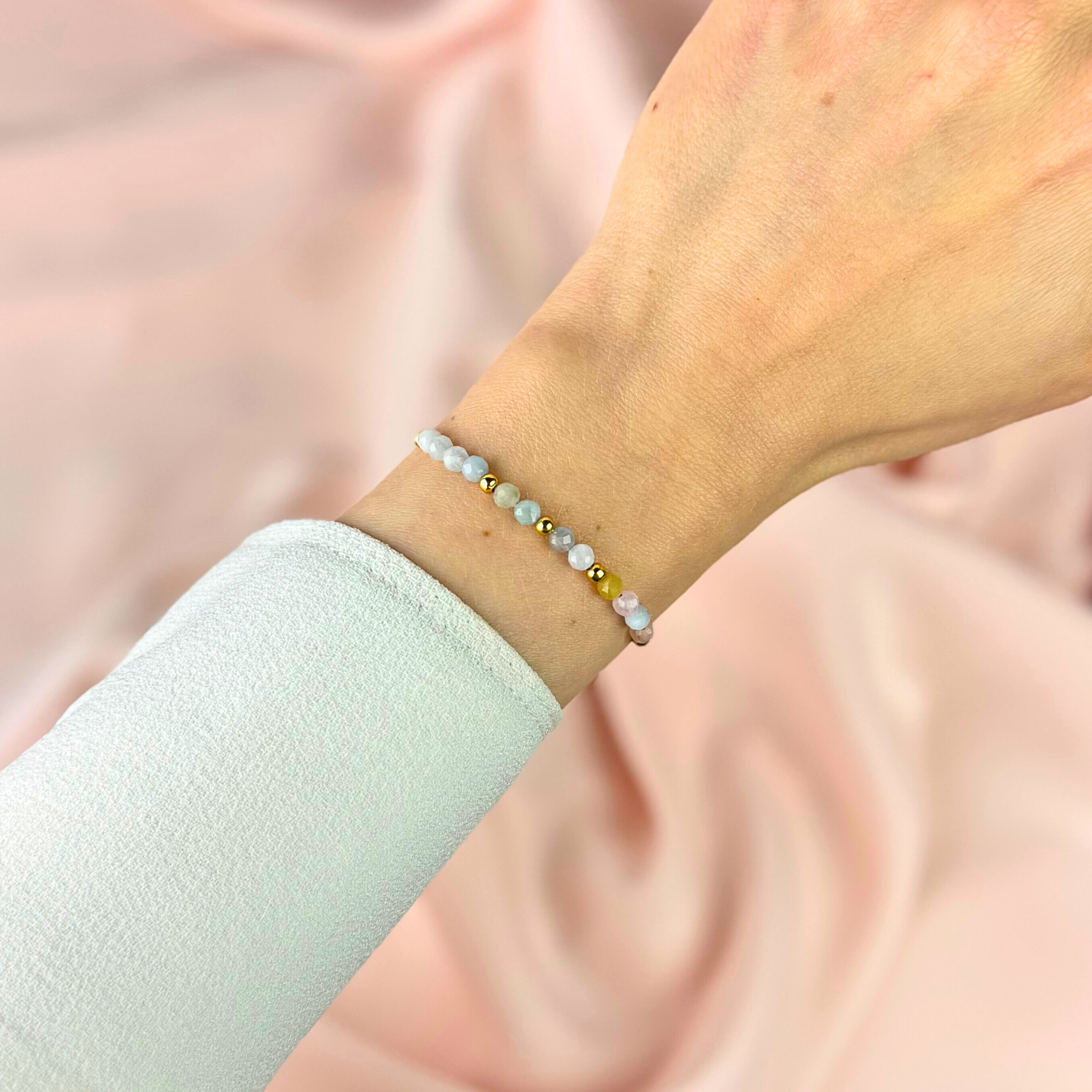 Bransoletka z Morganitem - obrazek 6