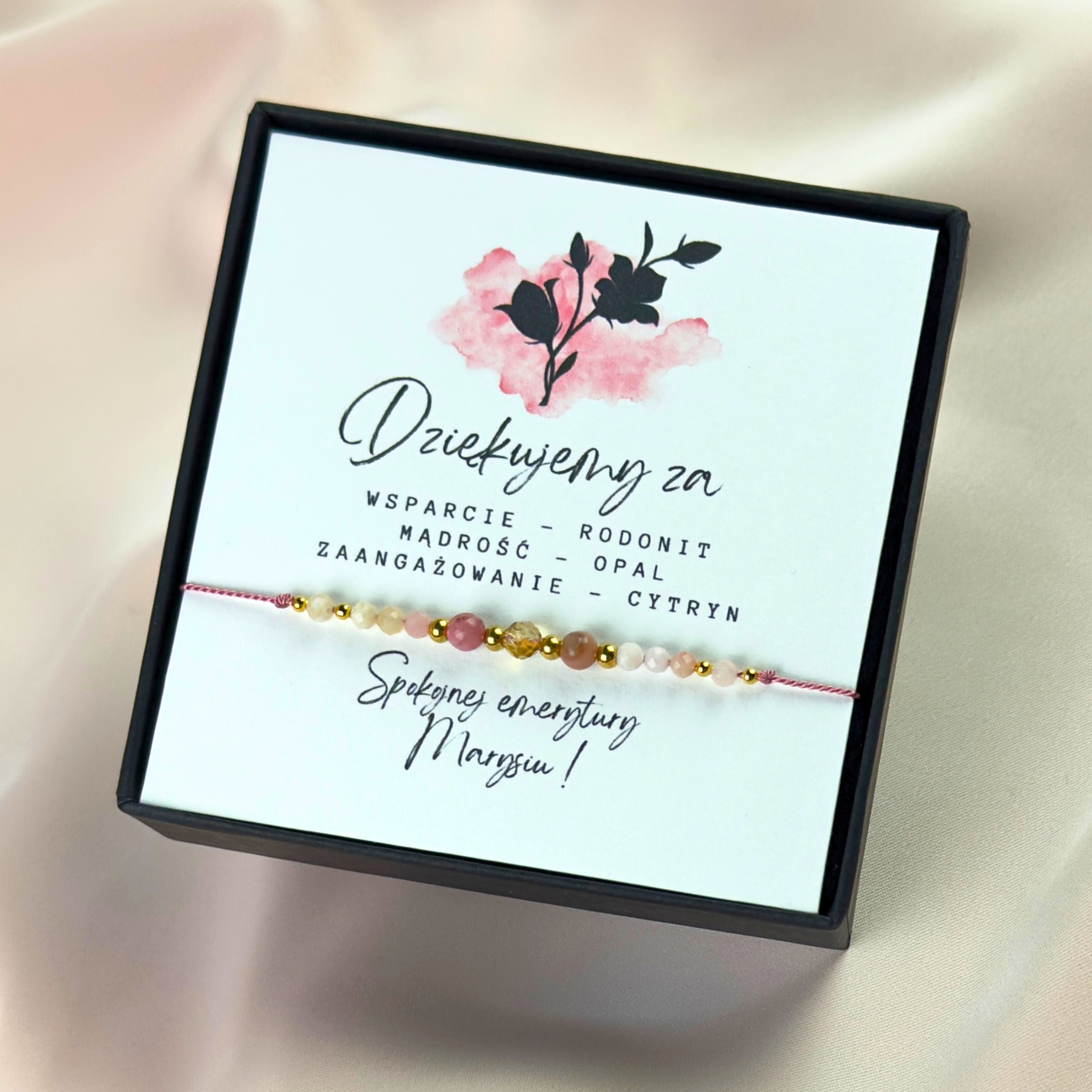 Bransoletka na Pożegnanie z pracy