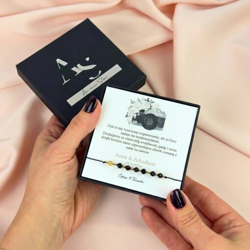 Alternative view of Wyjątkowy Prezent dla Pani Fotograf – Bransoletka Kamienie Naturalne