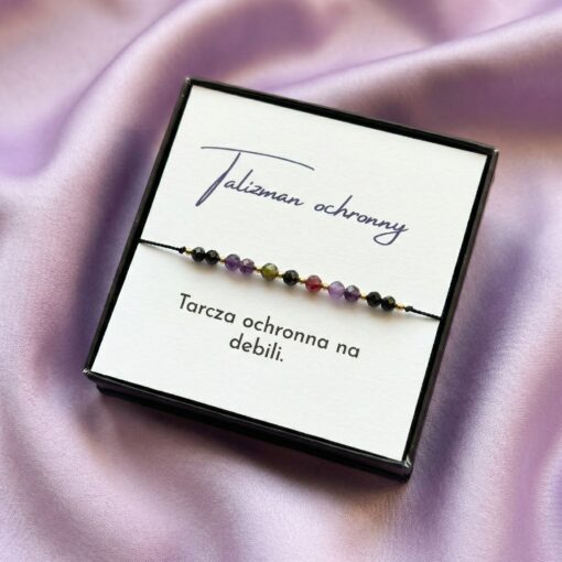 Alternative view of Talizman Ochronny – „Tarcza ochronna na debili” | Turmalin, Ametyst